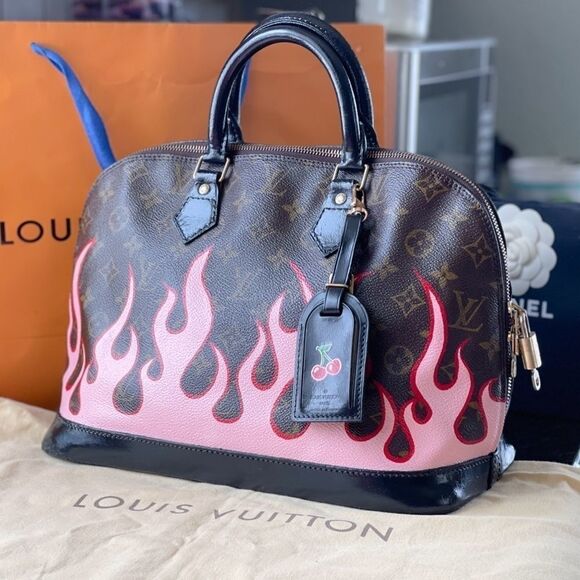 Louis Vuitton Alma Purse Customized Authentic - Picture 10 of 14